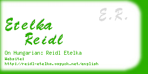 etelka reidl business card